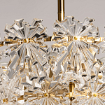 Люстра многоярусная с объемными прозрачными цветами Hanging Flowers варинант исполнения - 6 | Loft Concept в Екатеринбурге