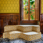 Дизайнерский модульный диван волнистой формы с цветным принтом Poltronova Superonda Sofa варинант исполнения - 23 | Loft Concept в Екатеринбурге