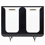 Черно-белый распашной комод Accordo варинант исполнения - 1 | Loft Concept в Екатеринбурге