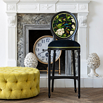 Барный стул из натурального бука с изображением птицы и цветов Blooming Birds варинант исполнения - 2 | Loft Concept в Екатеринбурге