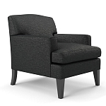 Мебельная ткань Шенилл черный цвет 138 см T4-35 варинант исполнения - 5 | Loft Concept в Екатеринбурге