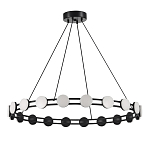 Люстра кольцевая с круглыми светодиодными источниками света Maxine Light варинант исполнения - 3 | Loft Concept в Екатеринбурге