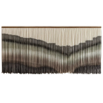 Пейзаж из нитей Макраме Wall decor Black and White Landscape варинант исполнения - 6 | Loft Concept в Екатеринбурге