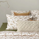 Чехол на подушку с макраме бежевого цвета Macrame варинант исполнения - 6 | Loft Concept в Екатеринбурге