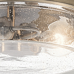 Потолочный светильник с прозрачным стеклянным плафоном с эффектом пузырьков Kichler варинант исполнения - 4 | Loft Concept в Екатеринбурге