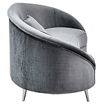 Диван с мягкой обивкой из ткани серый Ethan Sofa варинант исполнения - 1 | Loft Concept в Екатеринбурге