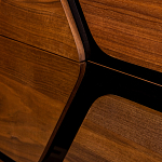 Высокий комод с узором из шпона на фасаде Sahara варинант исполнения - 5 | Loft Concept в Екатеринбурге