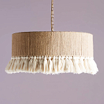 Люстра круглая плетеная с кисточками Solar Glow варинант исполнения - 6 | Loft Concept в Екатеринбурге