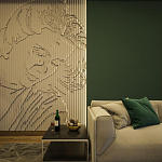 Барельеф PORTRAIT варинант исполнения - 2 | Loft Concept в Екатеринбурге