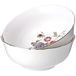 Обеденный сервиз из фарфора с рисунком цветов на 6 персон 23 предмета Garden Whisper Porcelain Set  варинант исполнения - 5 | Loft Concept в Екатеринбурге