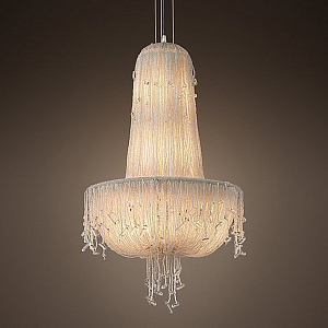 Люстра RH 1930S FRENCH CRYSTAL BEADED Chandelier