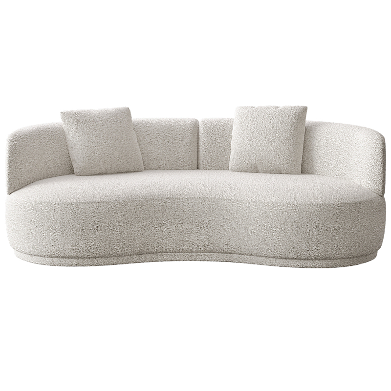 Двухместный диван Calypso Молочный в Екатеринбурге | Loft Concept 