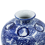 Ваза из фарфора сине-белого цвета Blue & White Ornament  варинант исполнения - 2 | Loft Concept в Екатеринбурге