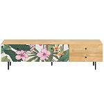 Длинная ТВ-тумба с принтом на ящиках Elise TV Stand варинант исполнения - 15 | Loft Concept в Екатеринбурге