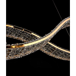 Люстра волнистой формы с фактурным хрустальным плафоном Light Delight варинант исполнения - 6 | Loft Concept в Екатеринбурге