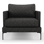 Мебельная ткань Шенилл темно-серый цвет 138 см T4-40 варинант исполнения - 6 | Loft Concept в Екатеринбурге