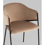 Стул Brace велюр капучино варинант исполнения - 2 | Loft Concept в Екатеринбурге