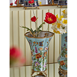 Ваза со стрекозой из фарфора с бронзовыми элементами Paradise Dragonfly варинант исполнения - 5 | Loft Concept в Екатеринбурге