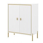 Тумба белая с двумя дверками и полками Antique Order варинант исполнения - 1 | Loft Concept в Екатеринбурге