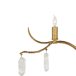 Бра с каркасом в виде веток усыпанных кристаллами Branches with Crystals варинант исполнения - 1 | Loft Concept в Екатеринбурге