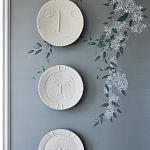 Обои ручная роспись Jasmine Standard colourway on Wood Ash slub silk варинант исполнения - 3 | Loft Concept в Екатеринбурге