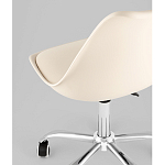 Офисный стул на металлическом основании EGGERY Beige пластик варинант исполнения - 3 | Loft Concept в Екатеринбурге