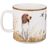 Кружка из фарфора с изображением фазанов и собаки 400 мл Hunting Porcelain Collection варинант исполнения - 1 | Loft Concept в Екатеринбурге