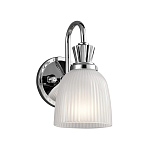 Бра с матовым ребристым плафоном в форме колокола Kichler варинант исполнения - 1 | Loft Concept в Екатеринбурге