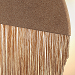 Бра круглое натуральная пробка с бахромой Natural Cork варинант исполнения - 2 | Loft Concept в Екатеринбурге