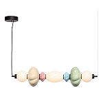 Подвесной светильник линейный с керамическими элементами 24W LED Fragrant Light варинант исполнения - 1 | Loft Concept в Екатеринбурге