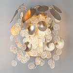 Бра с декоративными подвесками из прозрачного стекла в форме монеток FAIRYTREE Light варинант исполнения - 3 | Loft Concept в Екатеринбурге