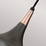  Подвесной светильник с каплевидным плафоном темного цвета Feiss варинант исполнения - 4 | Loft Concept в Екатеринбурге