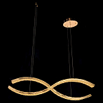 Люстра волнистой формы с фактурным хрустальным плафоном Light Delight варинант исполнения - 3 | Loft Concept в Екатеринбурге