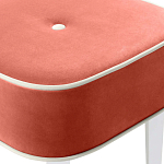 Квадратный мягкий пуф на белых ножках Winton Pouf Square варинант исполнения - 16 | Loft Concept в Екатеринбурге