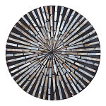 Столик с инкрустацией с перламутровым узором Dominic Black варинант исполнения - 2 | Loft Concept в Екатеринбурге