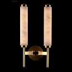 Бра с 2-мя цилиндрическими каменными плафонами Wand of Light варинант исполнения - 1 | Loft Concept в Екатеринбурге