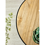 Приставной столик с факутрным черным основанием Ethiopia варинант исполнения - 4 | Loft Concept в Екатеринбурге