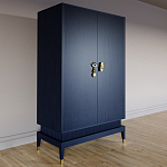 Платяной шкаф Elsa Dreams Blue с 2-мя фасадами варинант исполнения - 1 | Loft Concept в Екатеринбурге