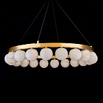Люстра круглая с сферическими плафонами из натурального камня Phased Spheres варинант исполнения - 2 | Loft Concept в Екатеринбурге