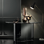 Консоль дымчатого цвета с изогнутым основанием Arabesque варинант исполнения - 4 | Loft Concept в Екатеринбурге