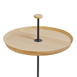 Pin журнальный столик из натурального дуба и бетона варинант исполнения - 1 | Loft Concept в Екатеринбурге