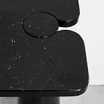 Консоль чёрная на 2-х конусообразных ножках Eros варинант исполнения - 1 | Loft Concept в Екатеринбурге