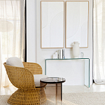 Стол журнальный круглый Acrylic Аether Smoke варинант исполнения - 7 | Loft Concept в Екатеринбурге