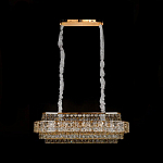 Люстра овальной формы хрустальная в неоклассическом стиле Majesty варинант исполнения - 2 | Loft Concept в Екатеринбурге