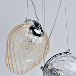 Люстра каскадная с 5-ю разноцветными стеклянными плафонами Kaleido варинант исполнения - 7 | Loft Concept в Екатеринбурге