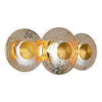 Бра из трех стеклянных фактурных дисков Eyepiece варинант исполнения - 3 | Loft Concept в Екатеринбурге