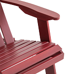 Уличное кресло из массива акации Adirondack Wooden Chair Red варинант исполнения - 7 | Loft Concept в Екатеринбурге