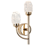 Бра с декором в виде кристаллов из хрусталя Kenneth Crystal Stone Sconce варинант исполнения - 1 | Loft Concept в Екатеринбурге