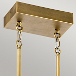 Люстра подвесная прямоугольная цвета латунь Kichler варинант исполнения - 3 | Loft Concept в Екатеринбурге