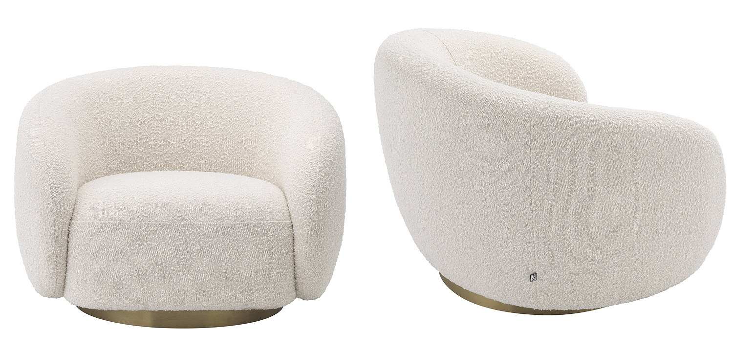Кресло Eichholtz Swivel Chair Brice Кресло Eichholtz Swivel Chair Brice - Loft-Concept в Екатеринбурге